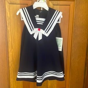 NWT sweet sailor inspired dress outfit for girls 4t